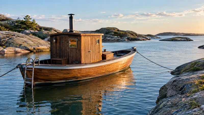 Crucero en barco con sauna